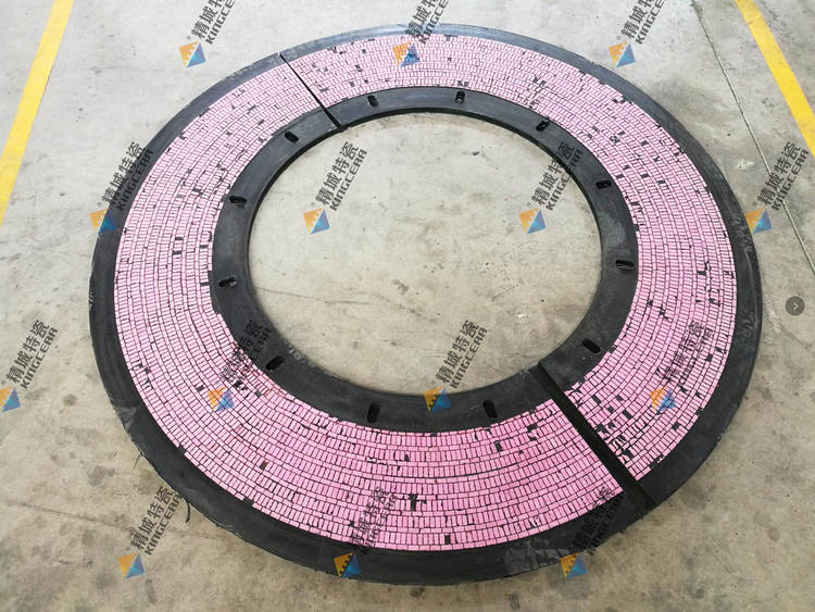 精城耐磨陶瓷立磨磨輥密封環