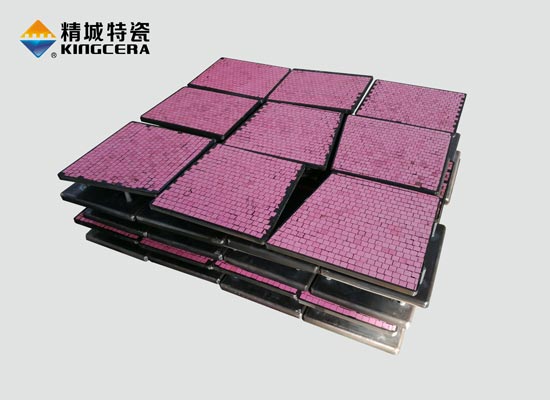 斗輪機圓盤耐磨陶瓷襯板