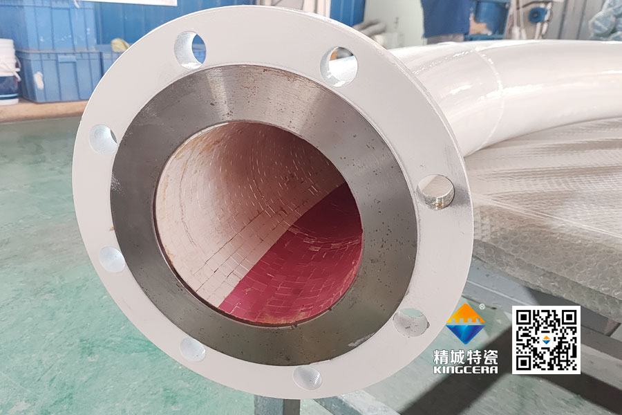 精城ZTA陶瓷貼片耐磨管道