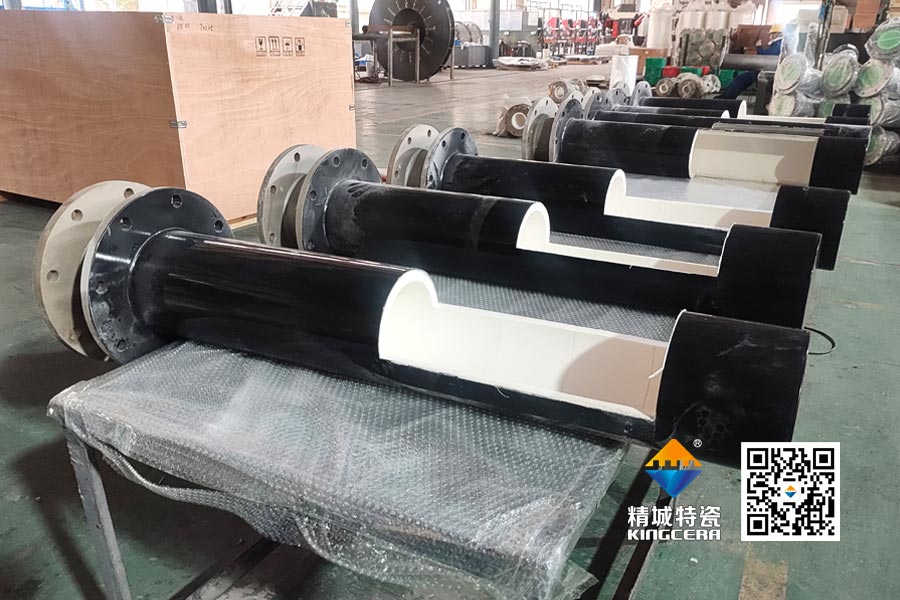 鋰電正極材料粉體氣力輸送管道-等靜壓K95耐磨陶瓷進料管